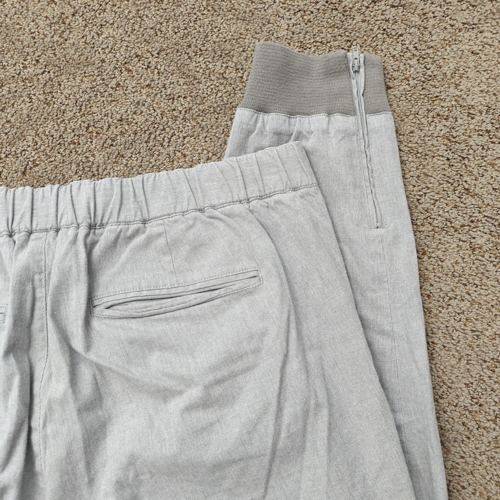 VINCE Men Joggers L Gray Cotton Lycra Luxury Minimalist Streetwear Joggers - Picture 16 of 16